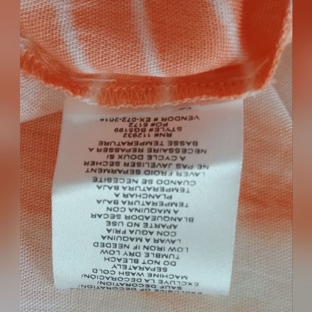 NWT Body Glove Apricot Tie Dye Off Shoulder Cover Up Dress Medium Beach Resort B - Picture 3 of 7